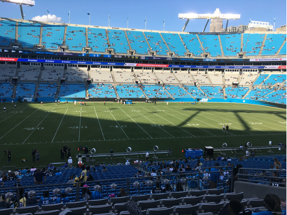 Middle Level Sidelines — Bank of America Stadium