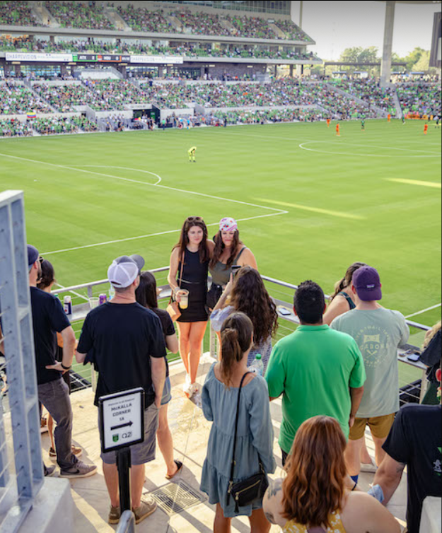 Chevron Community Corner Loge — Q2 Stadium