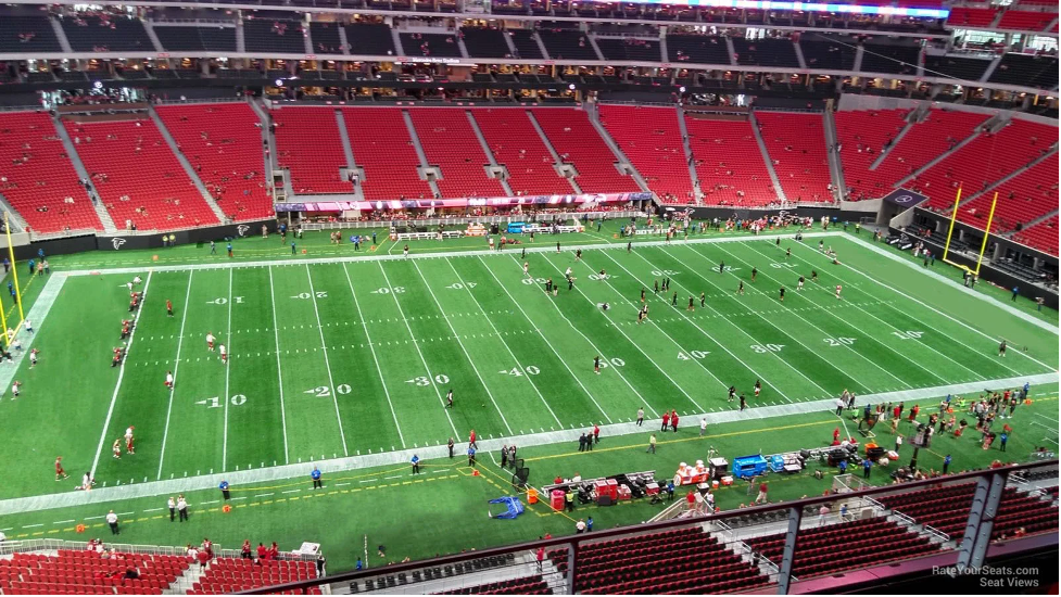 300 Level Sidelines — Mercedes-Benz Stadium