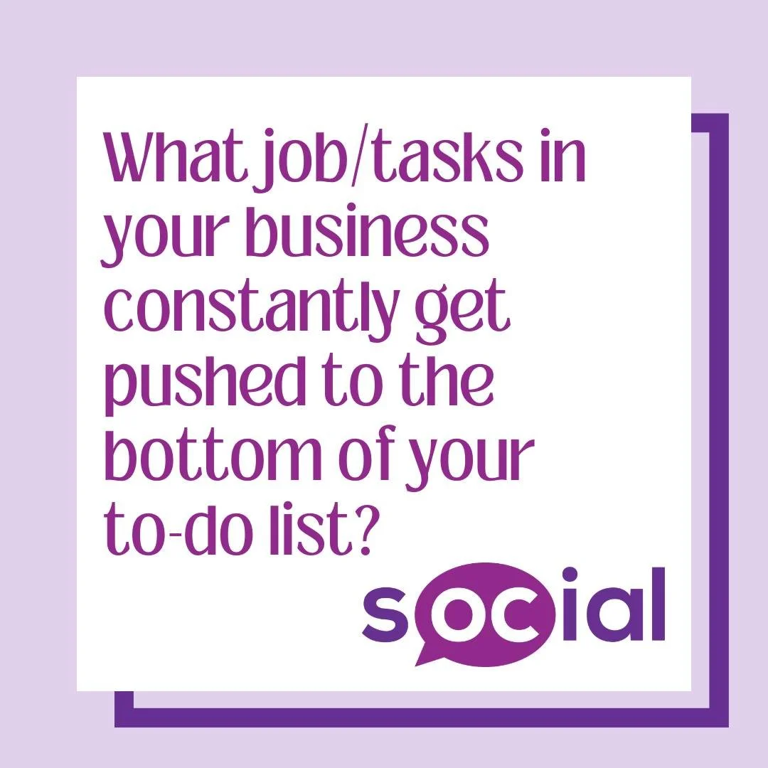✨ What task in your business always seems to get pushed to the bottom of your to-do list? 📋👇

Let&rsquo;s be honest, we all have that one job we keep putting off&mdash;whether it&rsquo;s updating your website, responding to emails, or (you guessed 