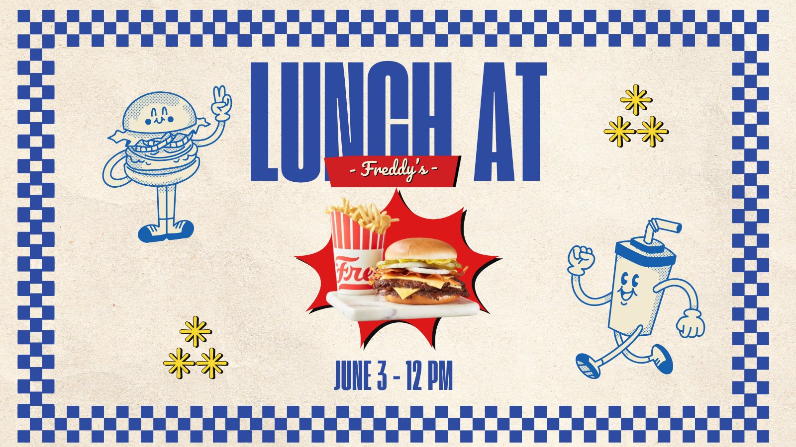 Lunch At: Freddys