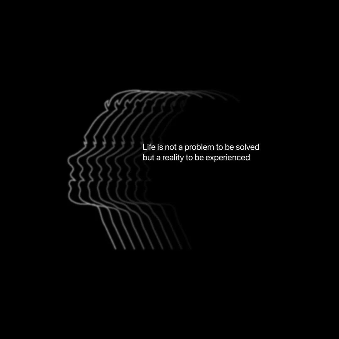 The philosopher S&oslash;ren Kierkegaard once said, *&rdquo;Life is not a problem to be solved but a reality to be experienced.&rdquo;* With these words, he challenges us to move beyond our instinct to treat life as a puzzle with solutions. So often,