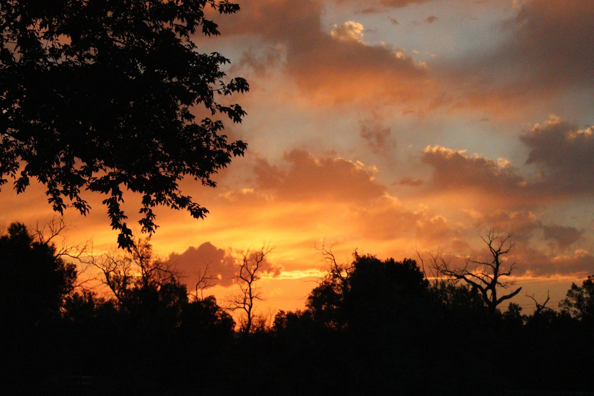 The sky did all the work on this one; I just stood there.