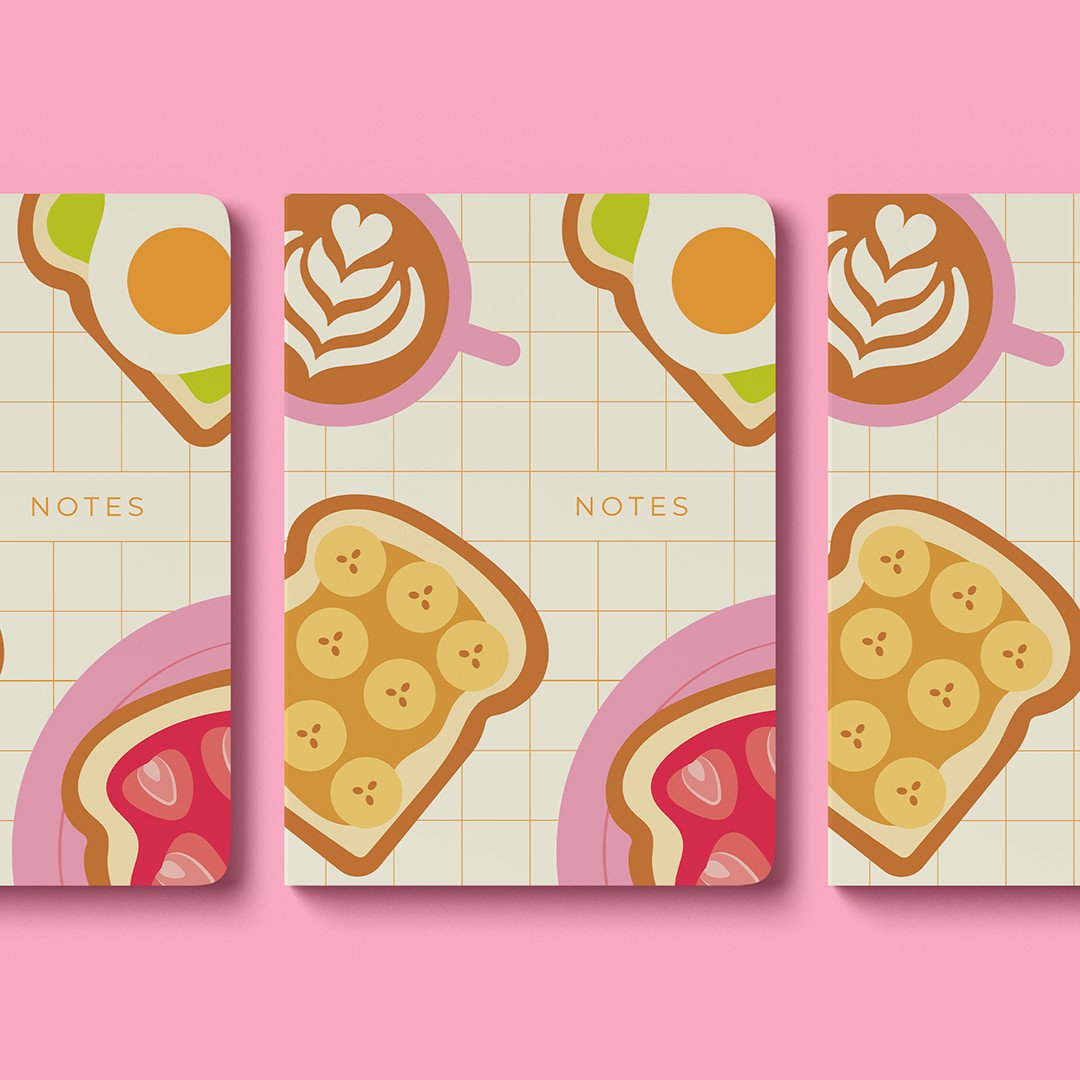 The Toast collection: a nod to our love-affair with this most under-rated culinary platform. 🍞

This gorgeous notebook&rsquo;s cover captures some of the Duchesses&rsquo; favourite toast concoctions as inspo for your breakfast/lunch/dinner planning.