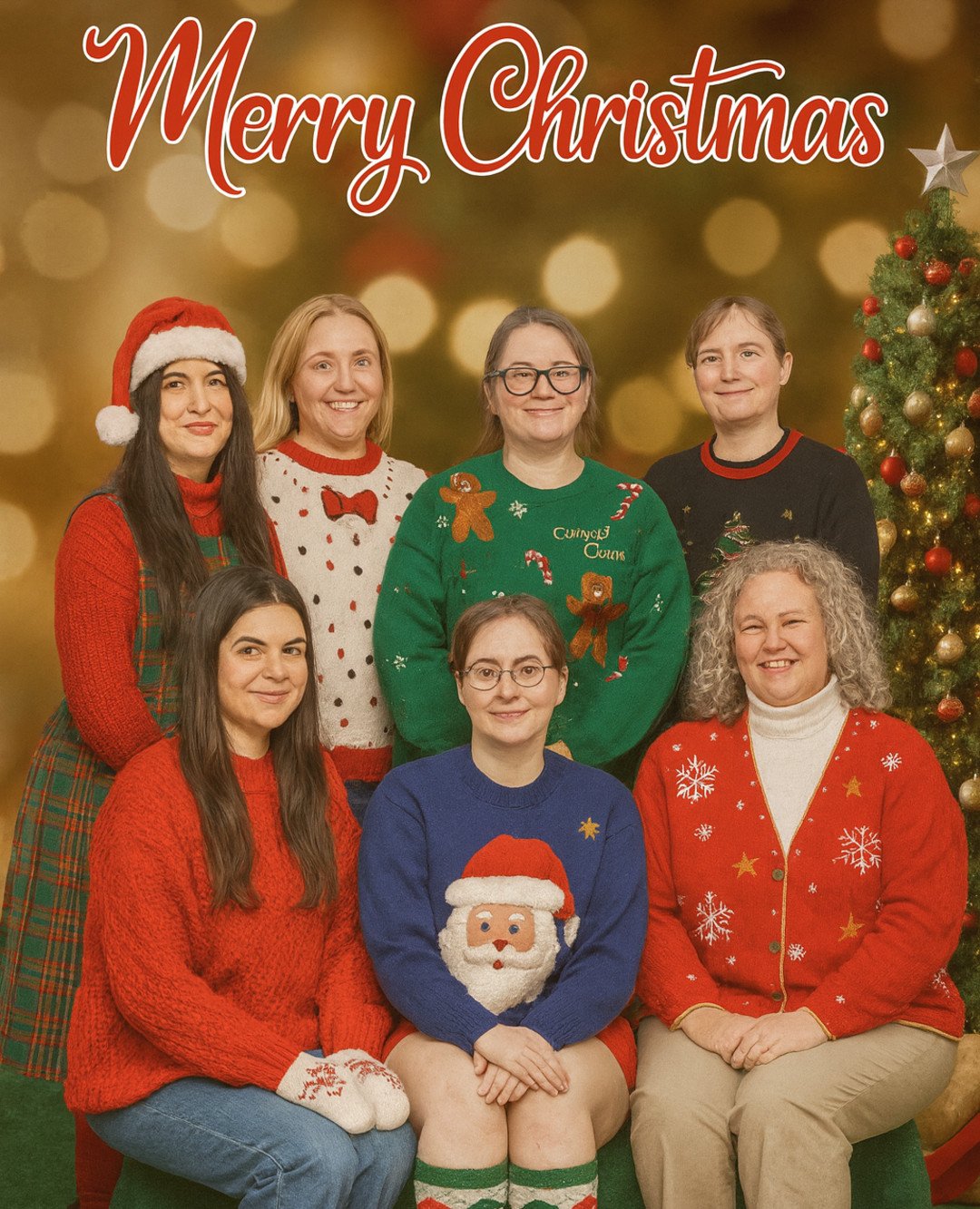 A.I. generated holiday ads have captured a lot of headlines recently, and we are here for the pushback.

We think A.I. can and should support the work - but it shouldn&rsquo;t BE the work. To illustrate that point, we fed our team photo into the box 