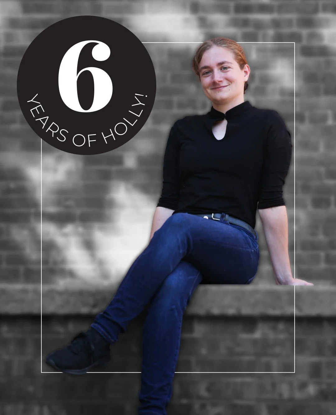 6 years with Holly! Don't know what we'd do without this wise-beyond-her-years talent. Extra cheers today as she steps into her new role as Senior Designer! Couldn&rsquo;t be more deserved. 🤩