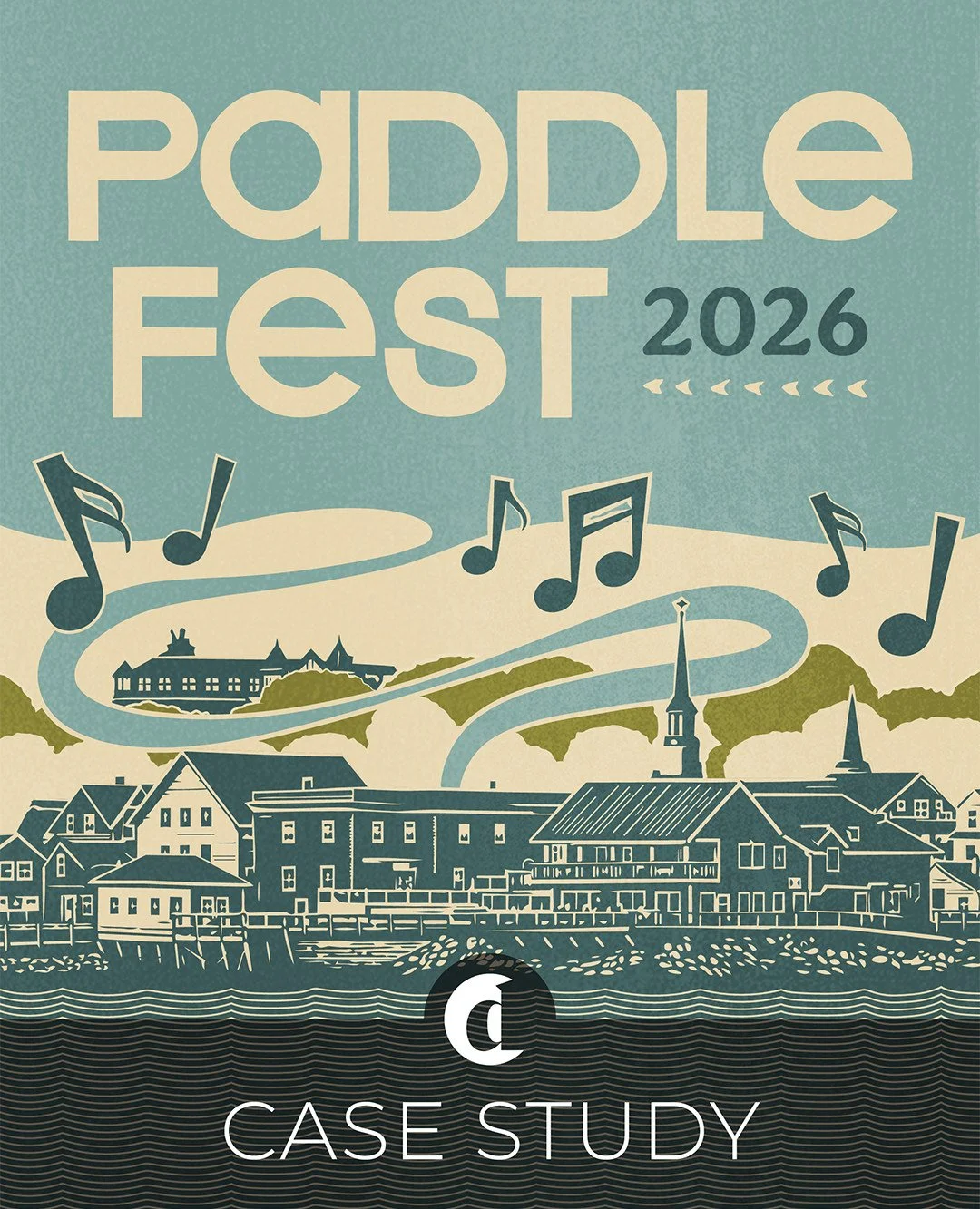 We're thrilled to once again be a presenting partner for @paddlefestnb 2026!! 🤘

Becky created a stunning look for this years' edition - the 30th anniversary - bringing back some of their original colour palette, and adding some fun new illustration