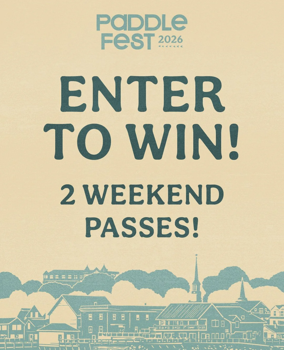 🤘 G I V E A W A Y 🤘

We're giving away 2 Weekend Passes for Paddlefest, taking place May 14-17, 2026 in beautiful St. Andrews by-the-Sea!

To enter:

🎸 Be sure you're following @dukecreativecollective and @paddlefestnb
🥁 Tag your crew! Please tag