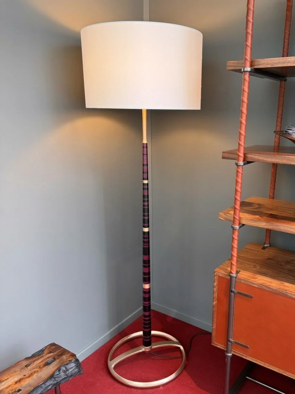 From a simple pencil sketch to a statement piece.

Our new bronze and leather Feadair floor lamp, inspired by our Rathan bed, evolves through many hands and processes before becoming what it is today, a timeless piece created to bring warmth, light, 