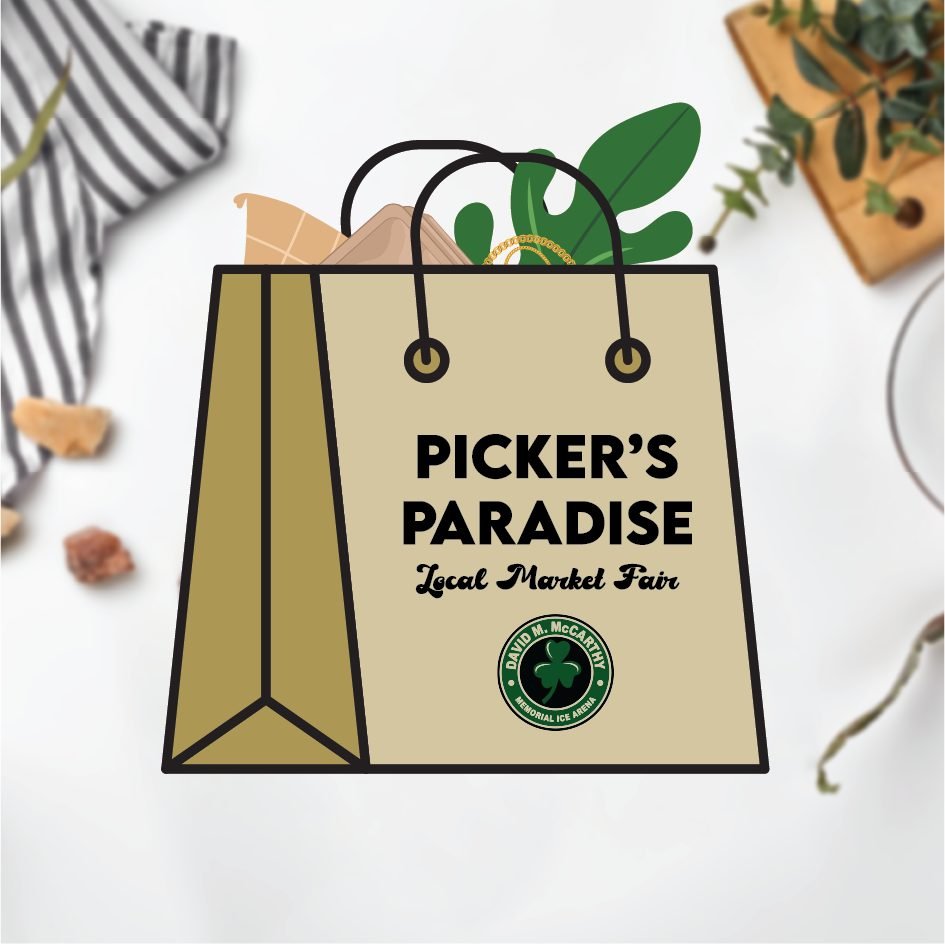 🛍️Picker's Paradise is a new Local Market Fair, held every 1st Sunday of the month, starting May 5th. ⛓️&zwj;💥mccarthyicearena.com/pickers-paradise
👥Community matters, so whether you're a small business or local seller with something special to sh