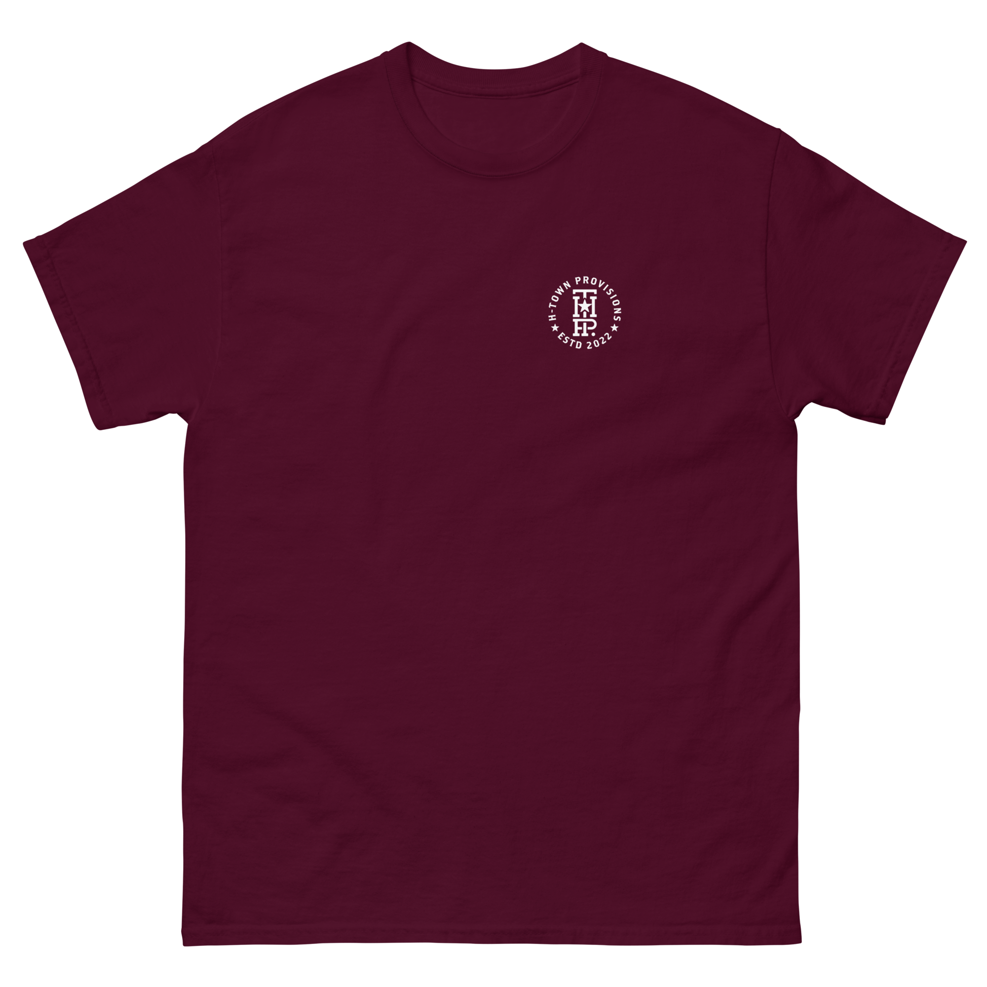 HtownProvisions_Htownholditdown_Front_Maroon.png
