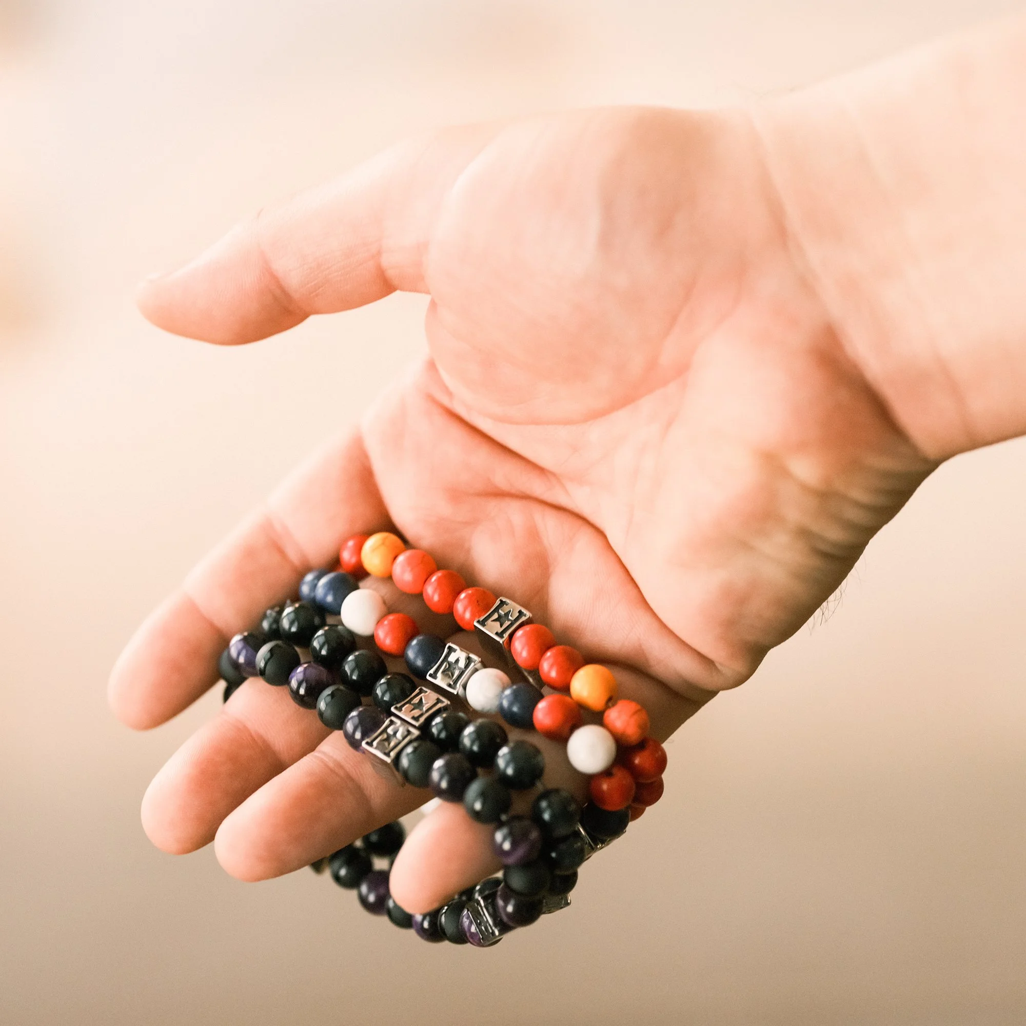H-town Beaded Bracelet