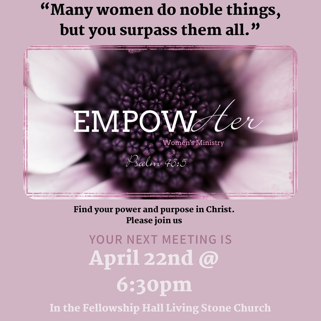 Join us for our next Women&rsquo;s meeting on 4/22. If you&rsquo;d like more information on the group or how you can join, please reach out to Marsha Stout or simply click the link in the bio.