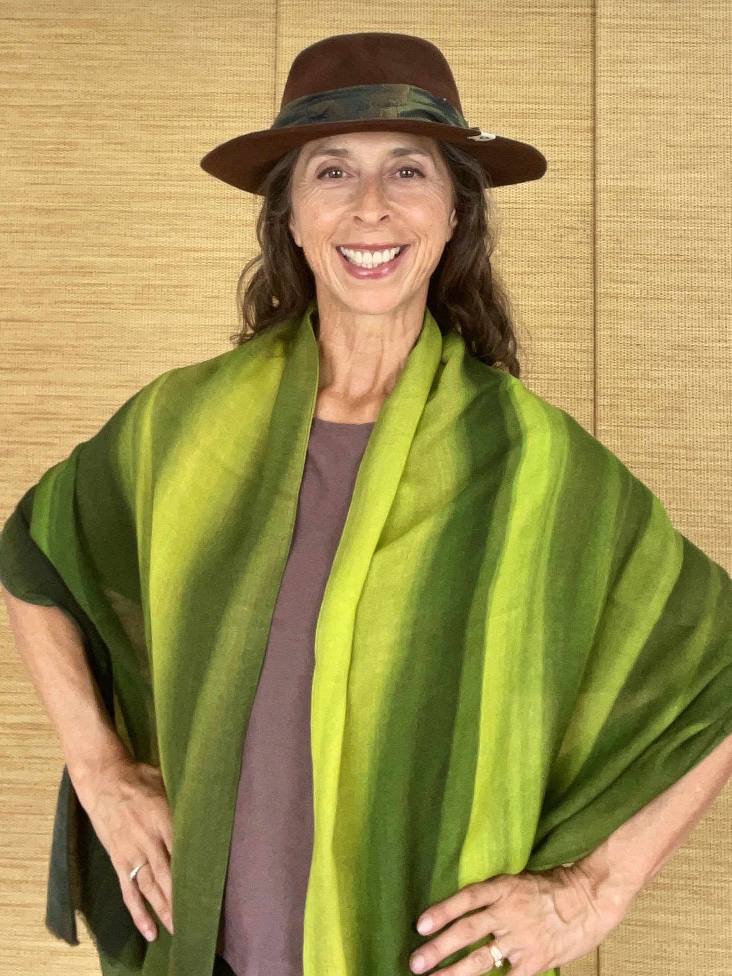 Green Symphony (Wool Silk)