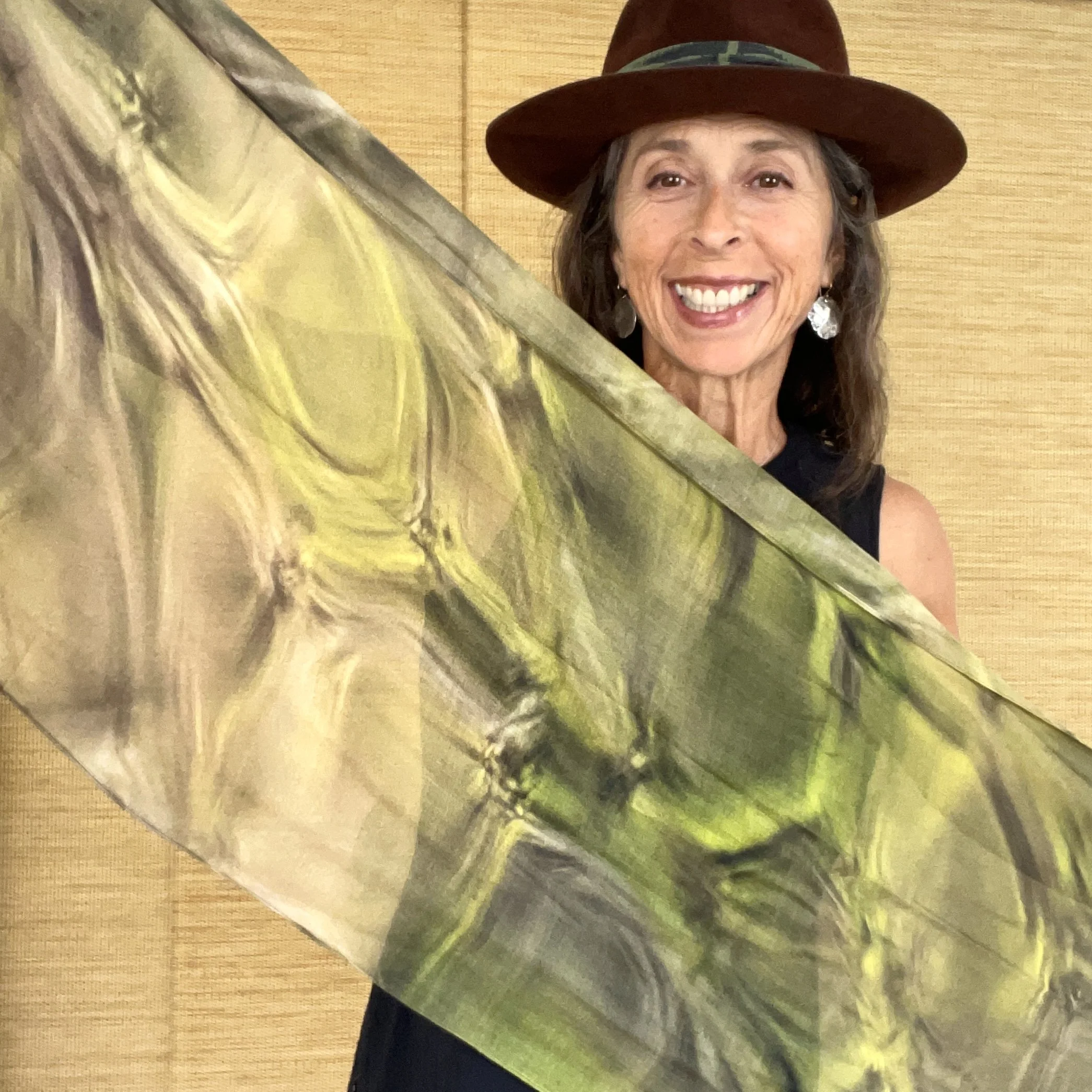 Green Ripples Modal/Cashmere
