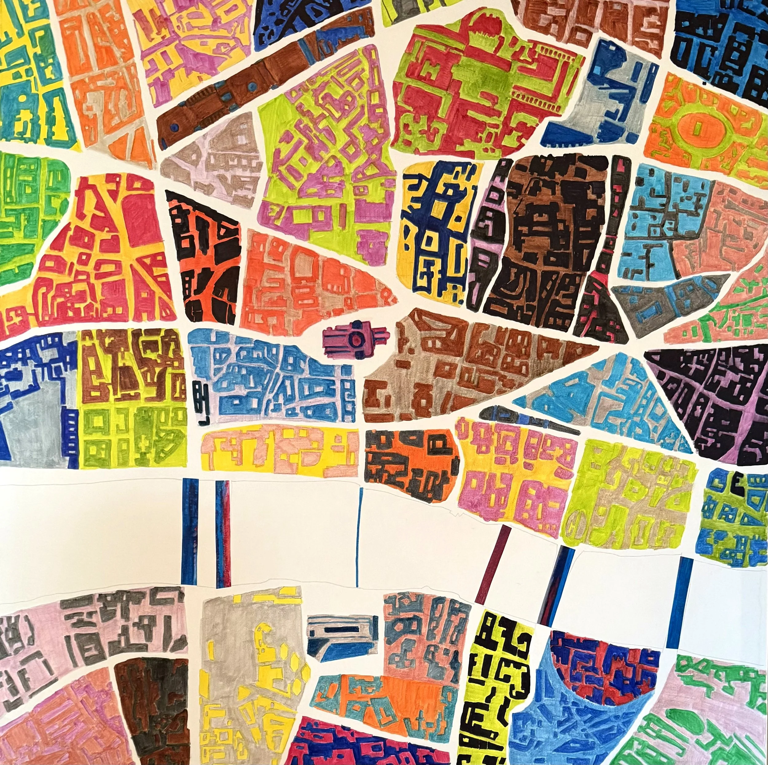 LONDON 2026 - 80x80cm