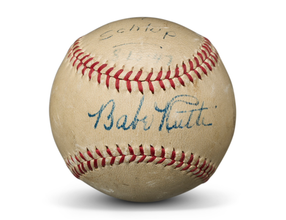 Babe Ruth Signed Baseball