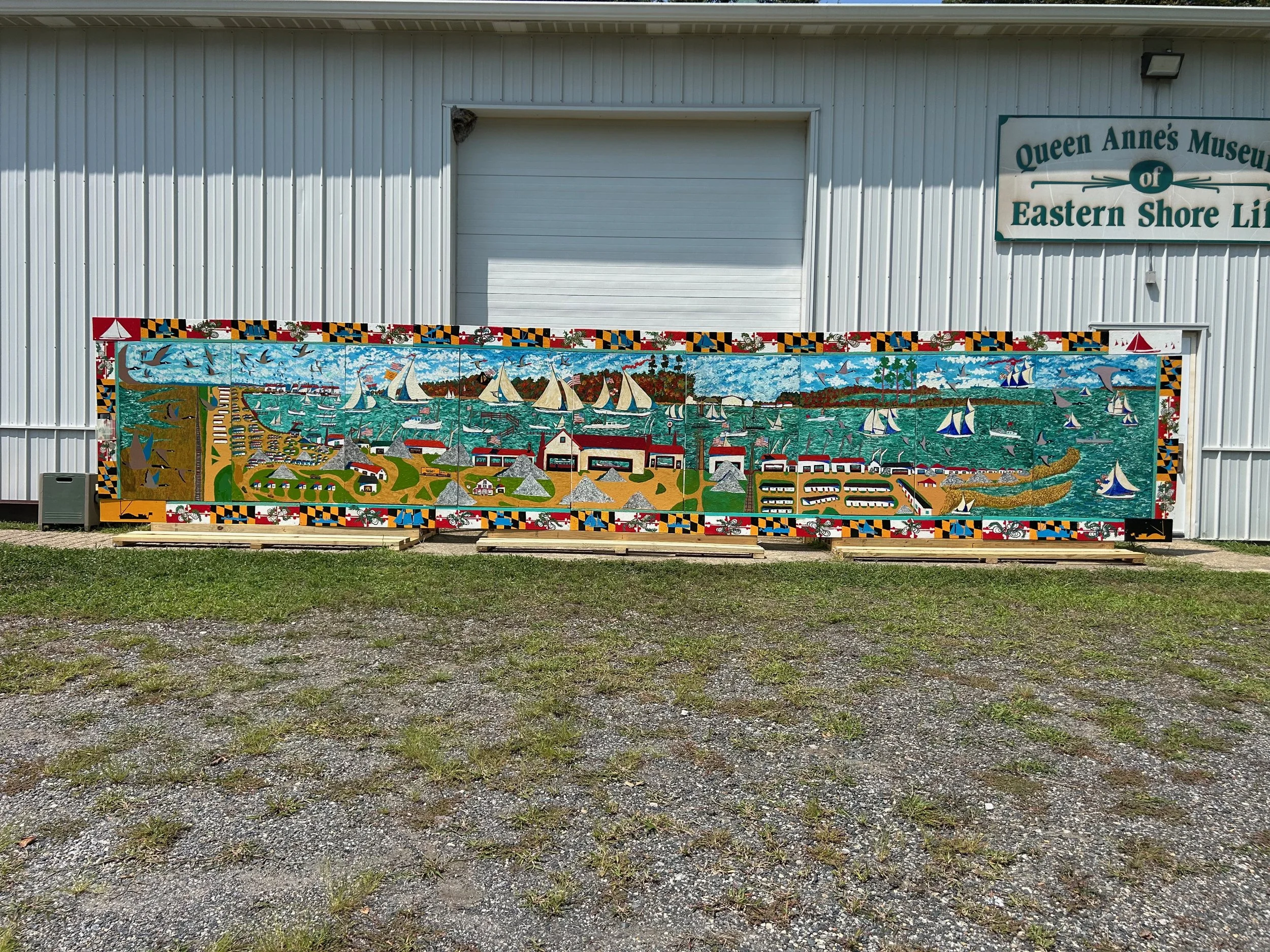 The Kent Narrows Shantytowns Mural