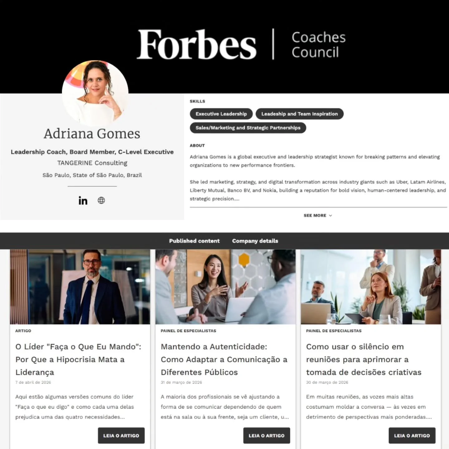 No meu primeiro artigo oficial para a Forbes (yes!) abordei um assunto pol&ecirc;mico: a hipocrisia da lideran&ccedil;a!

Essa hipocrisia aparece quando os l&iacute;deres reclamam do comportamento dos chefes mas apresentam exatamente o mesmo comporta