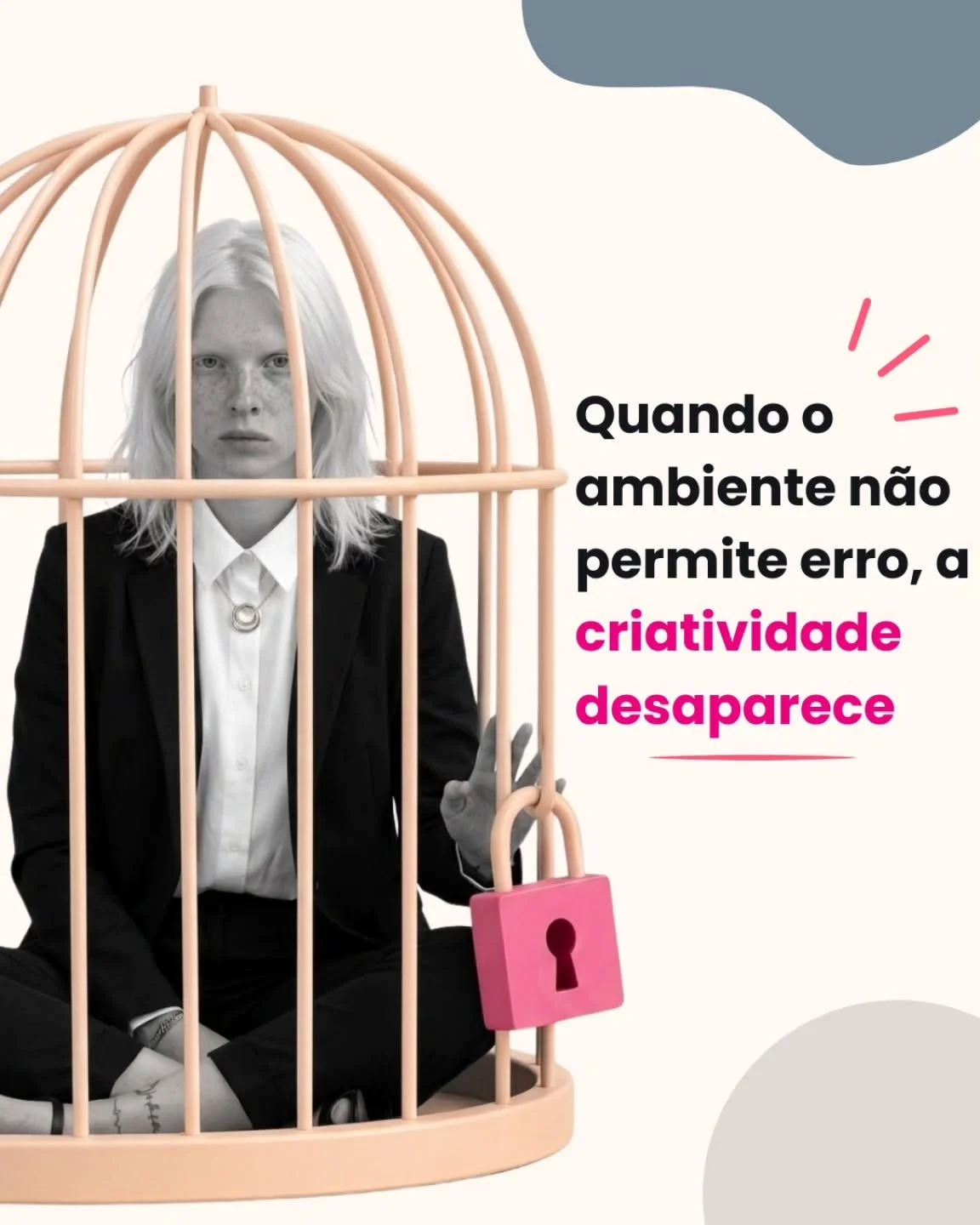 Quando o ambiente n&atilde;o permite erro, a criatividade desaparece

Depois de muitos anos trabalhando com pessoas muito diferentes, cheguei a uma conclus&atilde;o: criatividade n&atilde;o &eacute; um talento restrito a poucos, e sim,  um resultado 