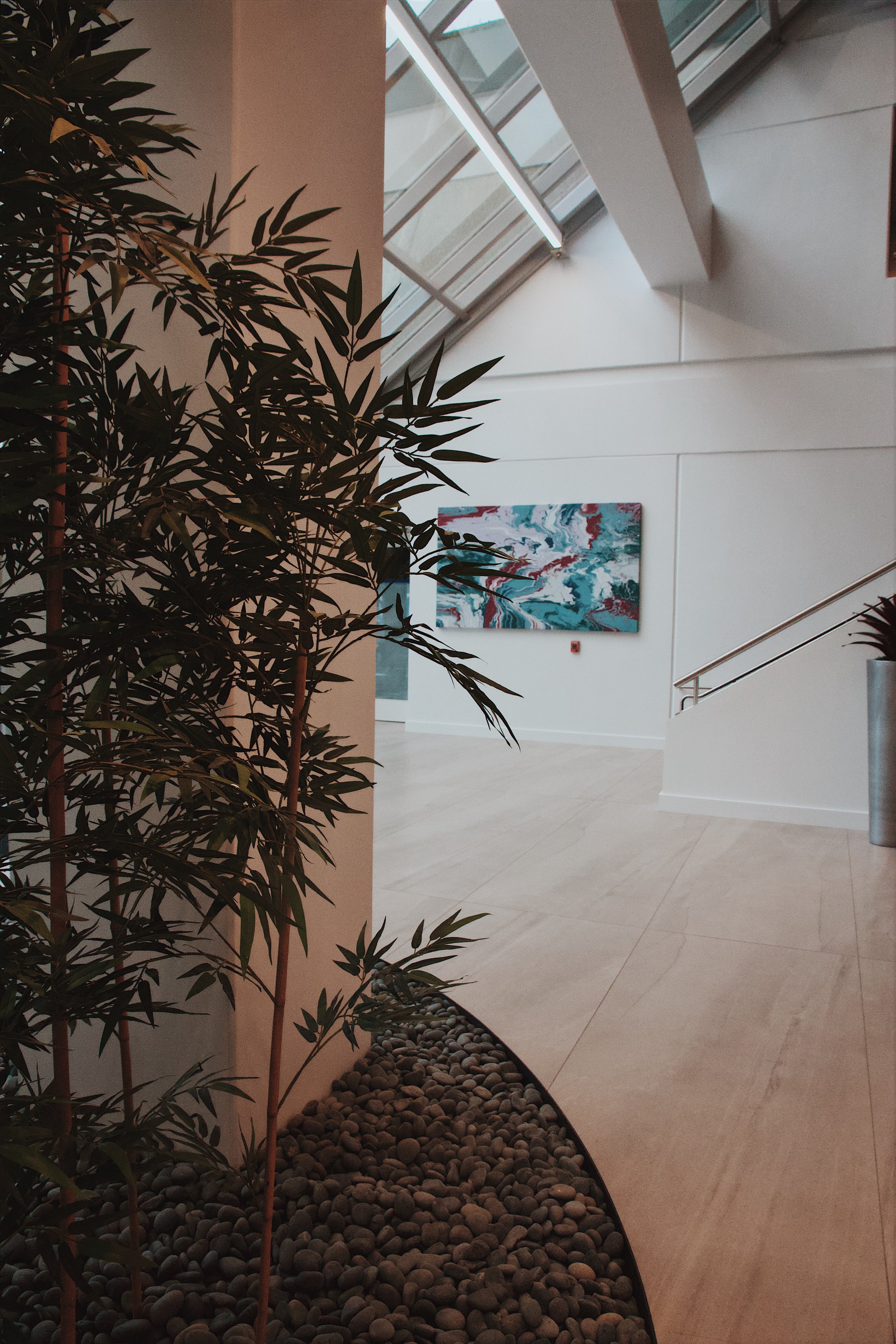 Ethereal Currents II, 60" x 102", Acrylic on Canvas