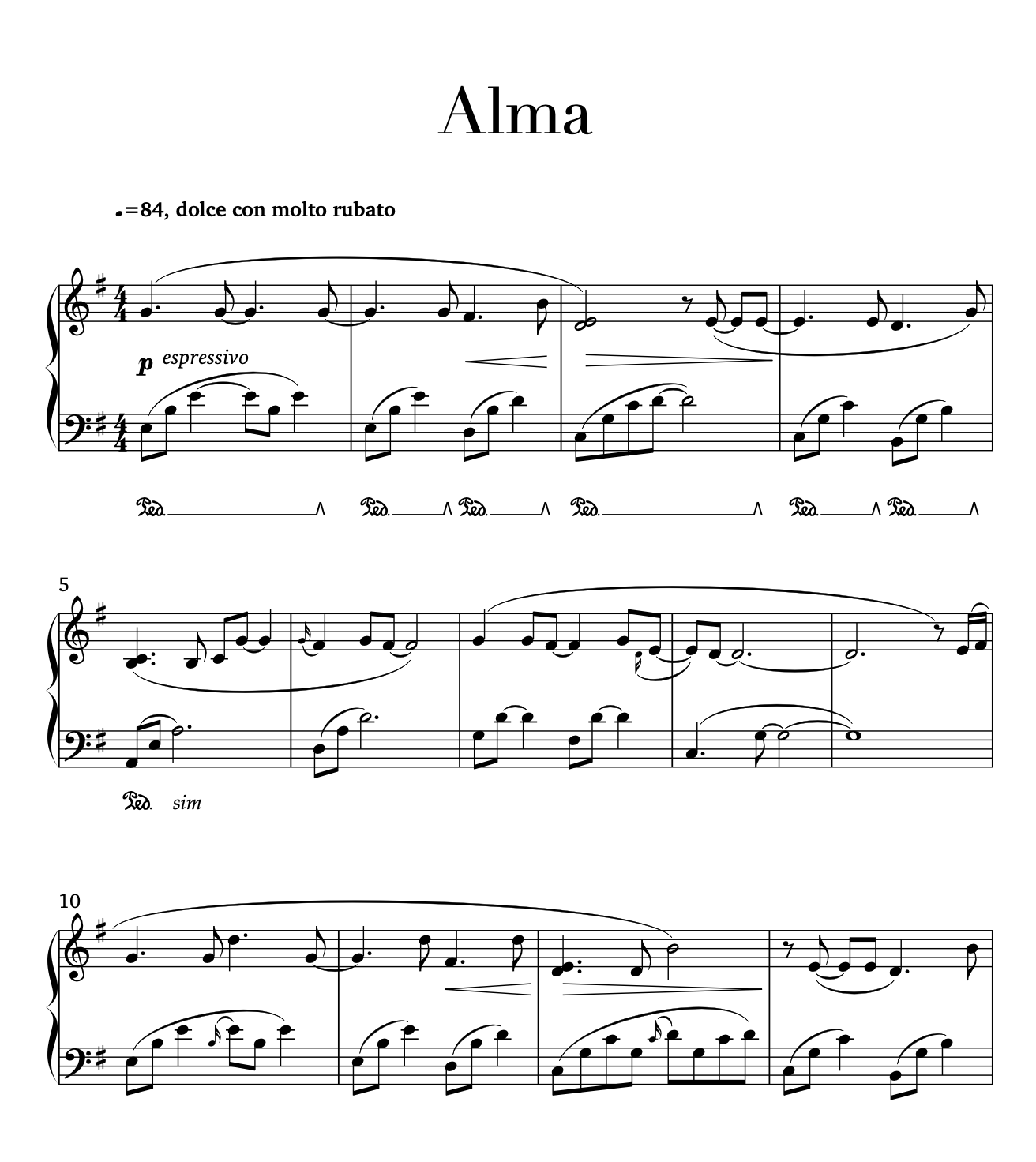 Alma Sheet Music