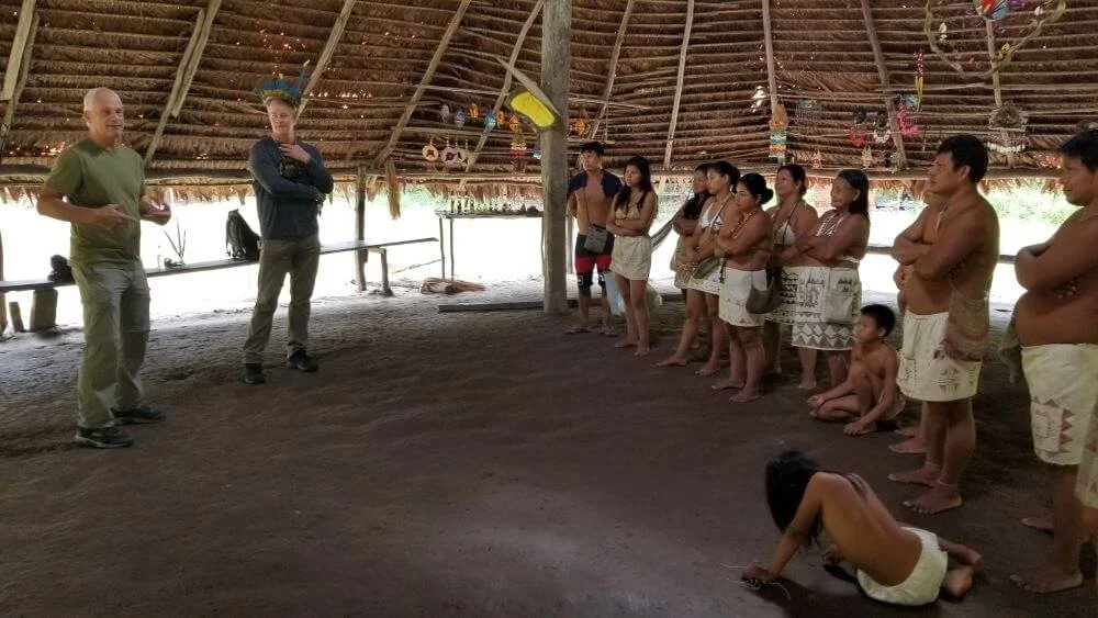 PIM staff speaking to Amazon group