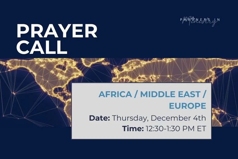 December Virtual Prayer Call - Africa, Middle East, Europe