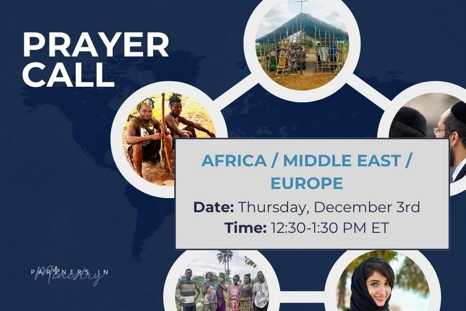 December Virtual Prayer Call - Africa, Middle East, Europe