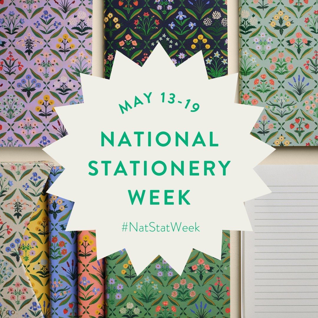 Heads up Paper People 🗞️🚶🏽 National Stationery week is en route and we couldn't be more excited! How will you be celebrating this year? ⁠
⁠
#papereclips #natstatweek #stationery #paperpeople