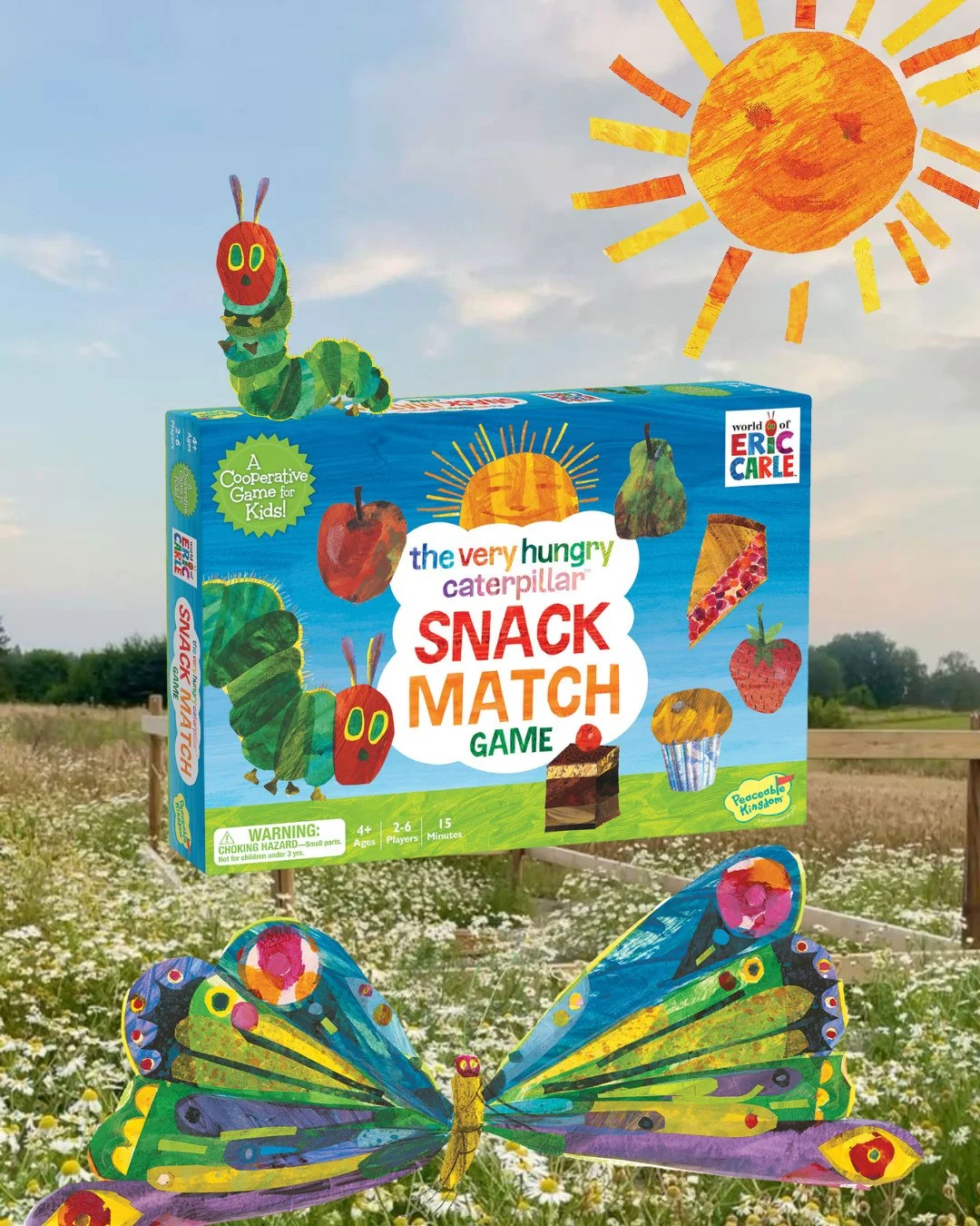 Peaceable Kingdom meets Eric Carle 🐛🌞 Our friends at @peaceablekingdom have released a collection of games featuring artwork by the iconic @officialericcarle! Along with some other new things you won't want to miss. 
Explore the catalogue, shop