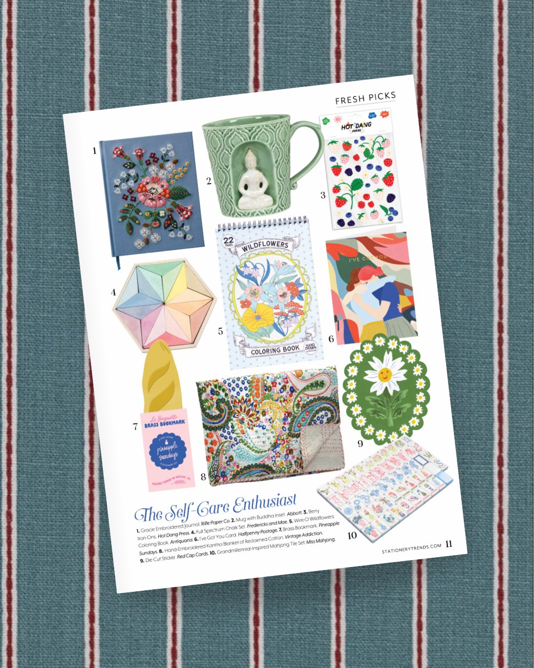 Have you checked out the latest issue of Stationery Trends Magazine? We spotted some of our brands inside and loved reading up on the latest stationery trends! ⁠
⁠
#stationerytrends⁠
#greetingcard⁠
#stationerylover⁠
#stationeryshop⁠
#stationerydesign
