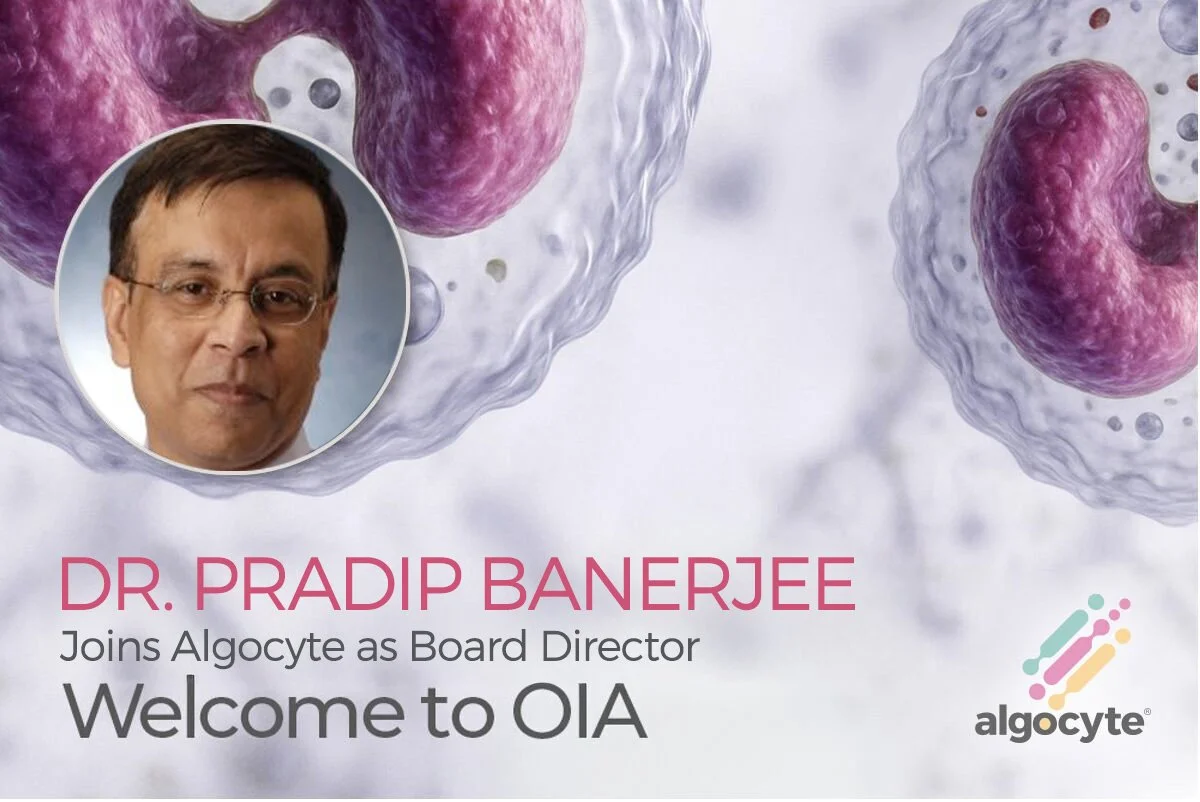 Algocyte Welcomes Dr Pradip Banerjee as New Board Director