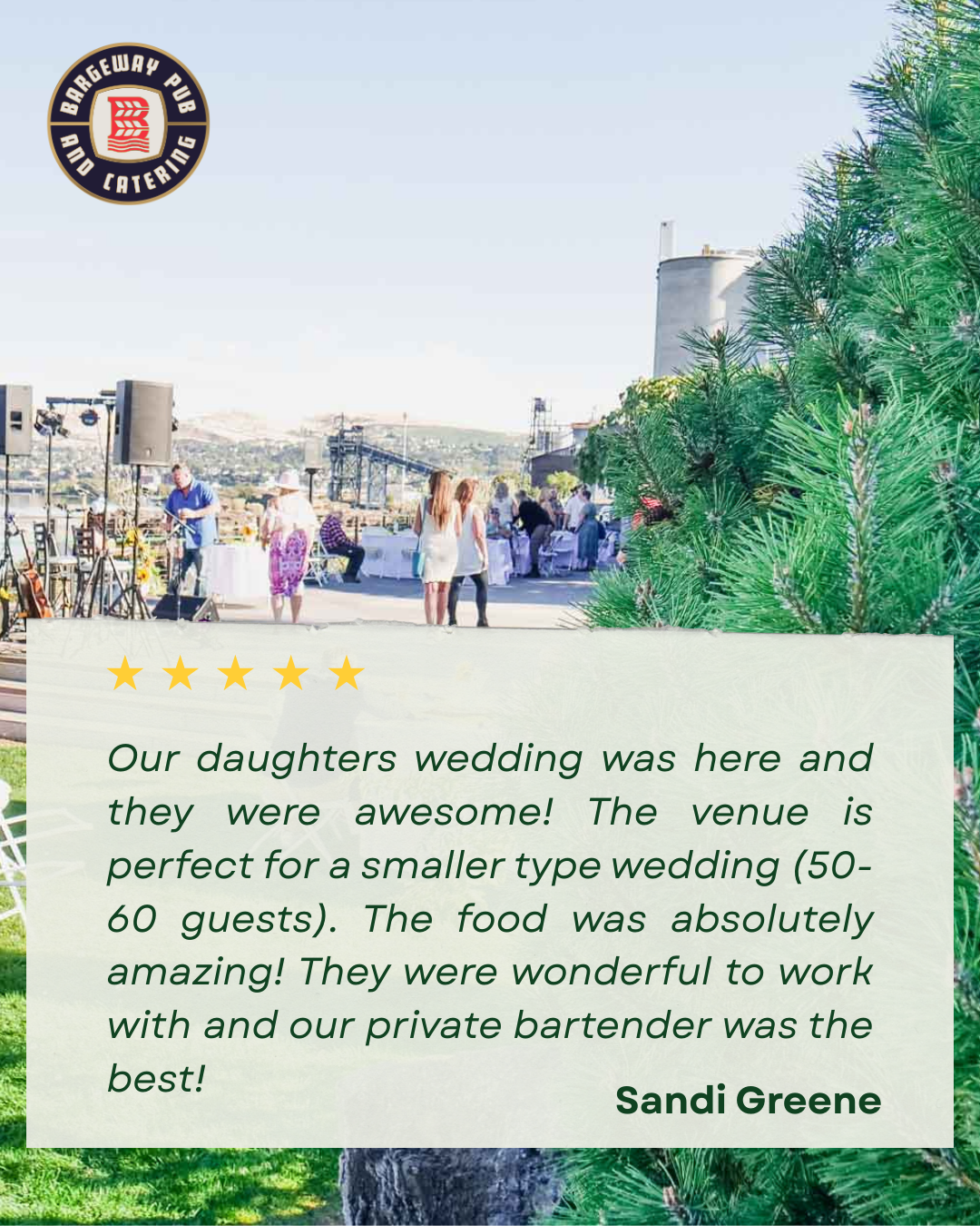 Our catering space is the perfect place to rent a room for weddings, parties, and celebrations. Located in the breathtaking Columbia Gorge of Oregon, our riverfront venue offers unbeatable views and entertainment. Book now and experience unforgettab