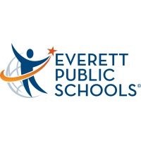 Everett Public Schools logo with stylized figure and star.