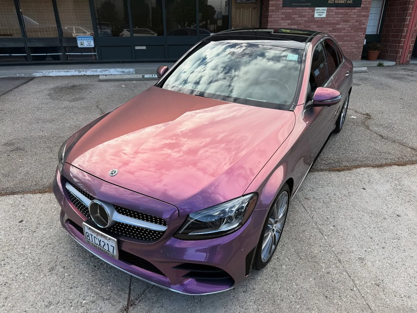 Pure Gloss Metallic Rose colored PPF #ezw #eziewraps #coloredppf #pureppf #carwrap #ppf