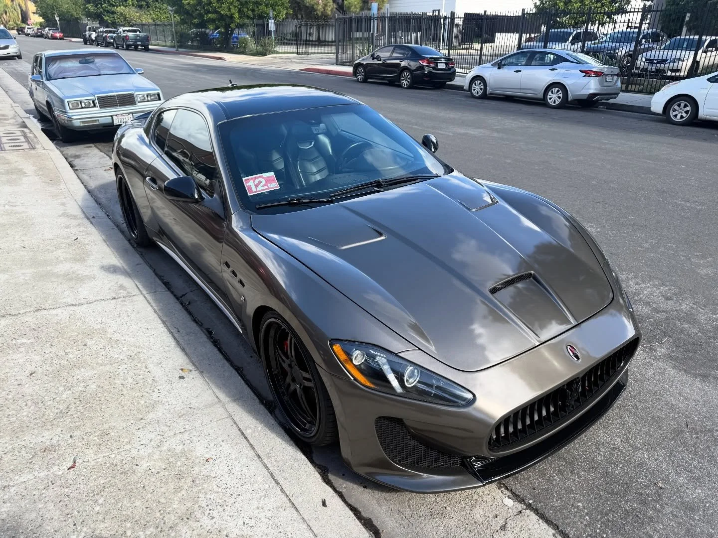 Masi came in for a much needed fresh new skin! From red to @3mfilms gloss charcoal metallic with gloss black accents topped off with @gtechniq Halo ceramic coating&hellip; #ezw #eziewraps #maseratigranturismo #maseratiwrap #maserati