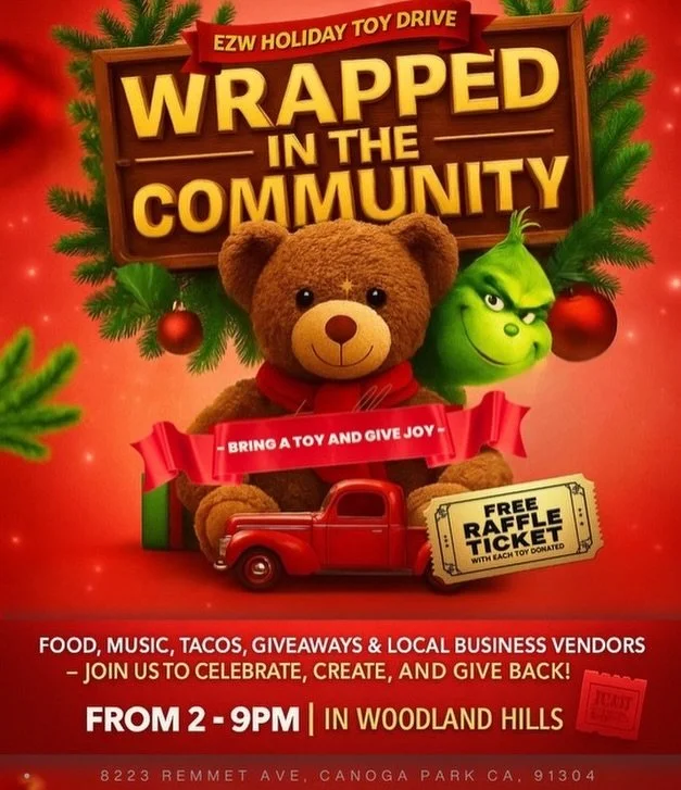 DEC.20th come by for our first ever Toy Drive! We want to give back to the kids! We will be raffling off things like; TV&rsquo;s, merch, high end phone accessories, and services like POWDER COATED WHEELS, WINDOW TINT, A FULL DETAIL, ROOF WRAP, AND A 
