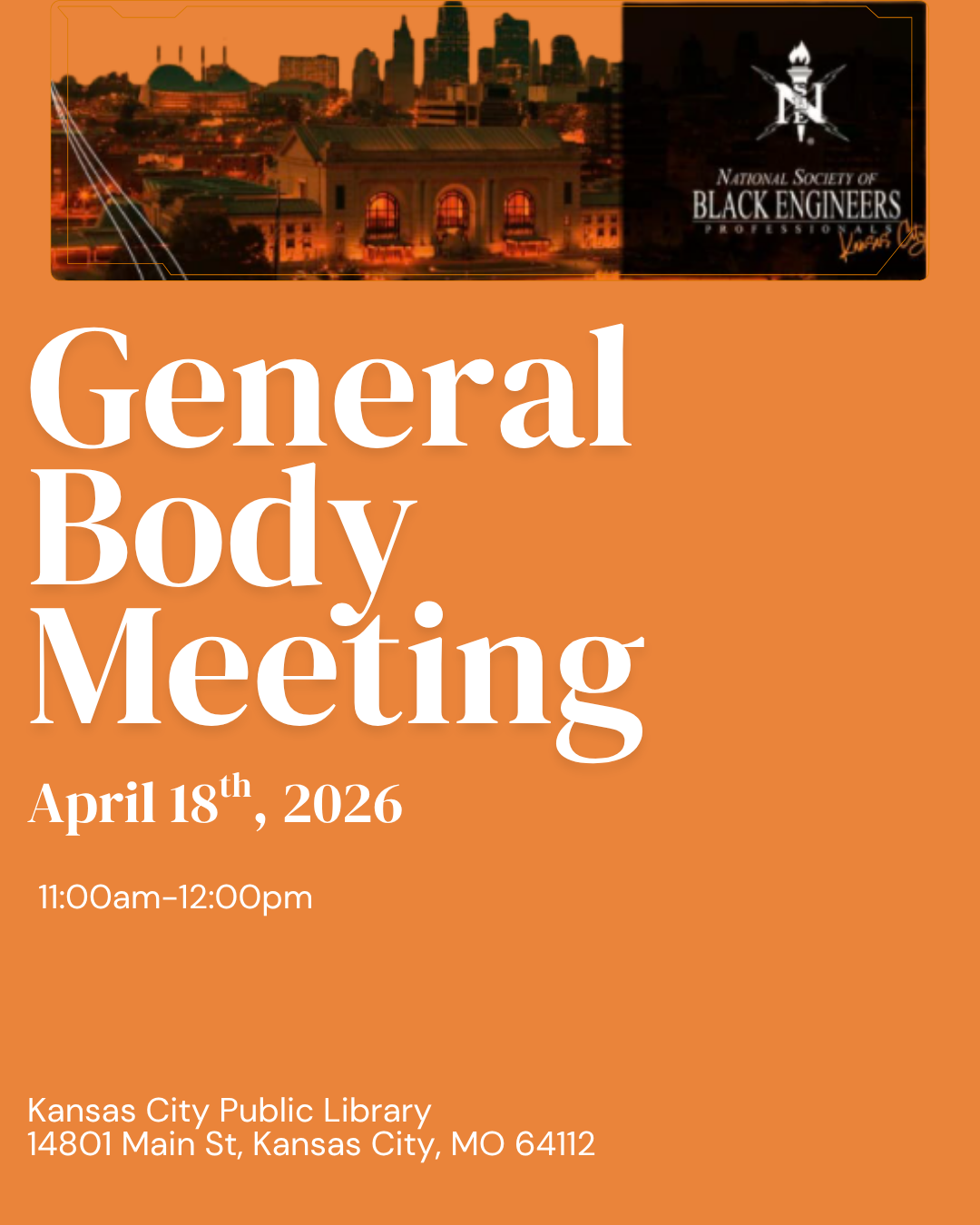 General Body Meeting