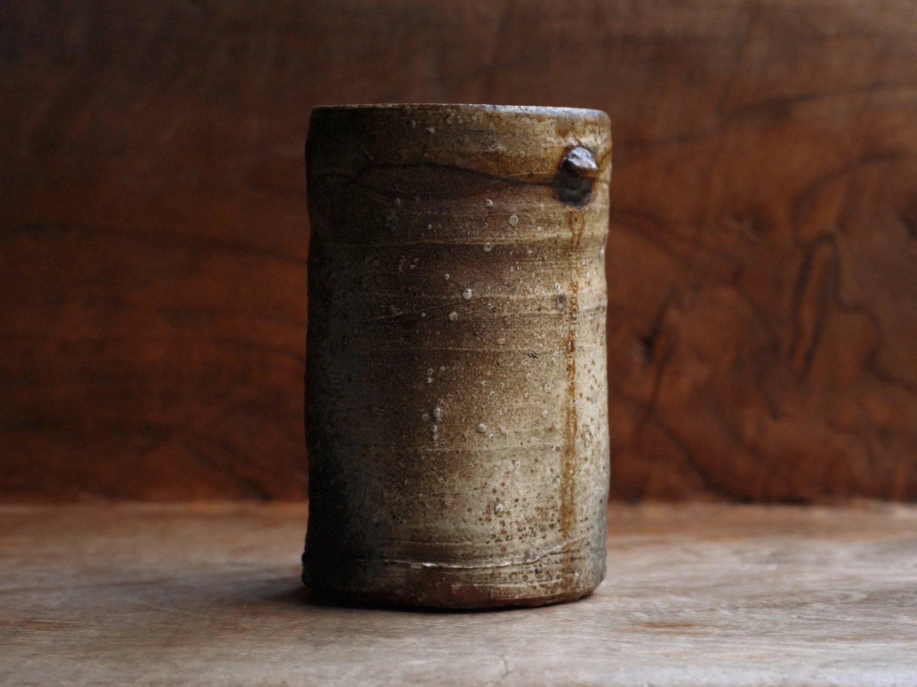 Japanese Shigaraki Ware Vessel once used for Pine Oil Distillation