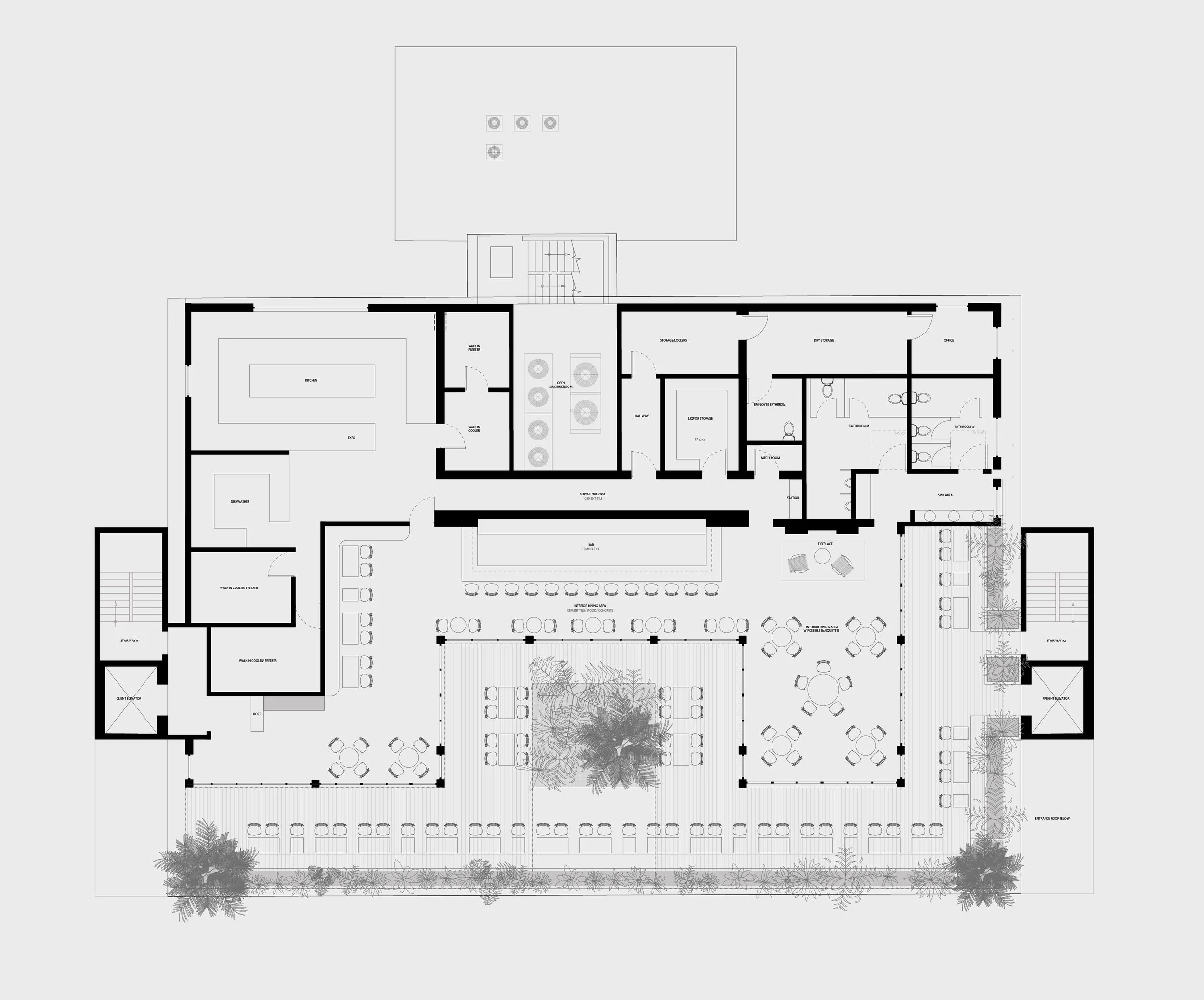 Preliminary floor plan