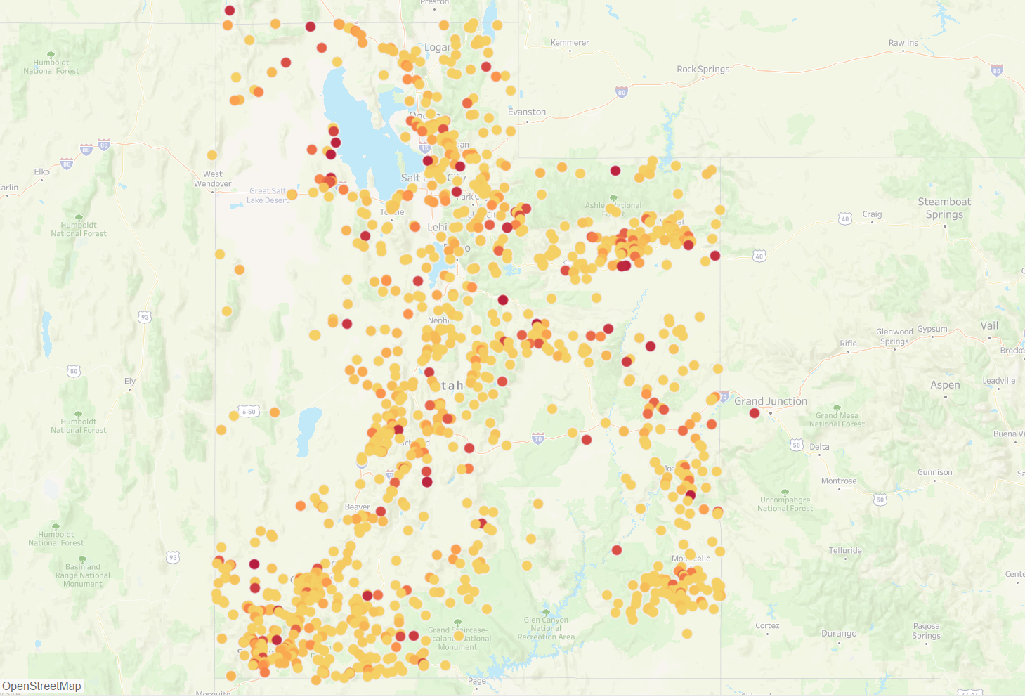 Utah Wildland Fires