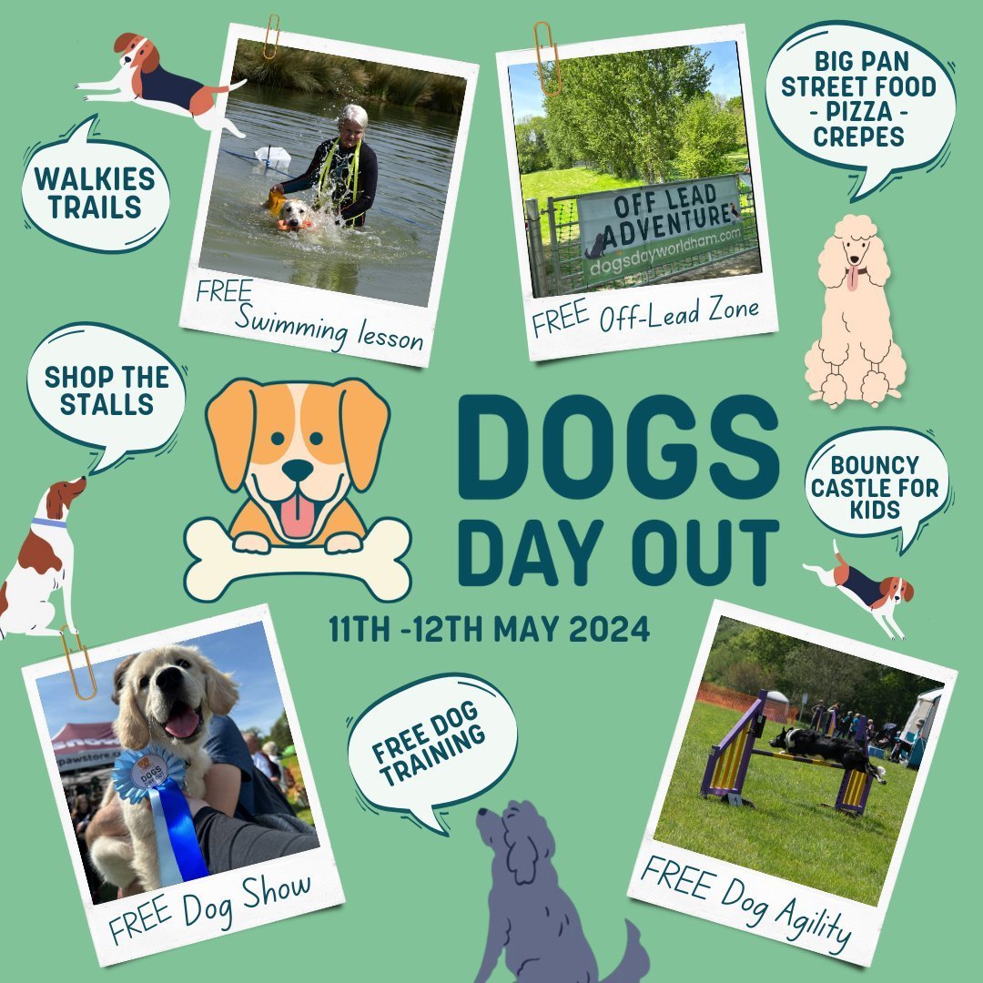 GIVEAWAY ALERT! 🚨
We're giving away a FREE Family ticket to Dogs Day Out🎟!

All you need to do is: 
❤️Like this post
📲Share this post on your story 
🐶 Tag some doggy friends in the comments

&amp; we will select a random winner🎉

Dogs Day Out is