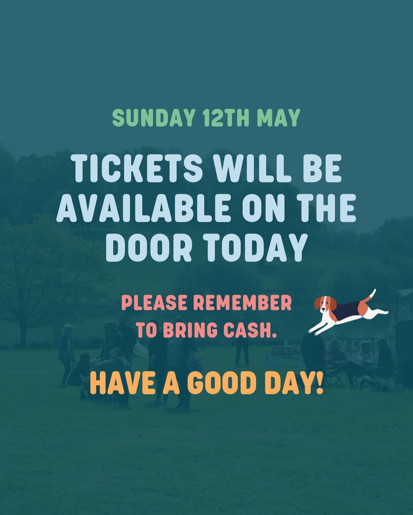 We will be here at Dogs Day Out from 10AM - 5PM today! ☀️ And the sun is shining! 

📍East Worldham, Alton, GU34 3AT 

Please remember to bring cash as some stallholders don&rsquo;t have card machines (or signal to use them) 💷

🎟️ Tickets are avail