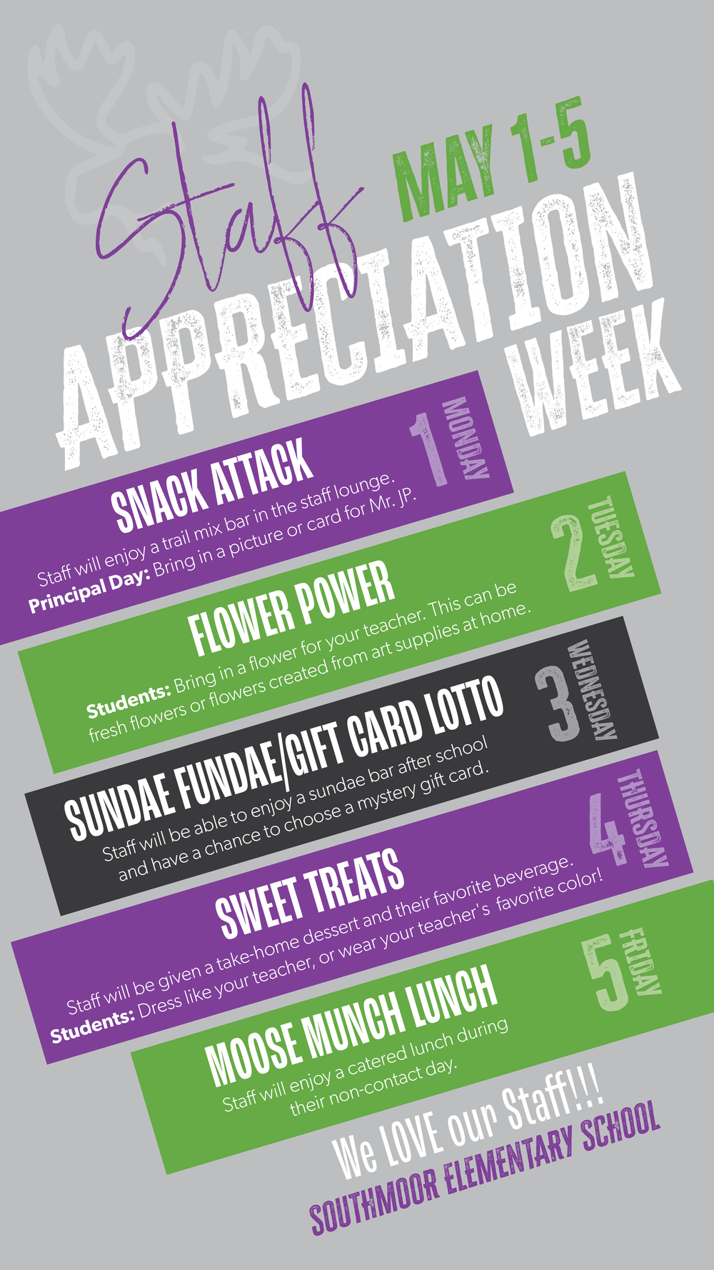 Staff Appreciation Week — Southmoor Elementary