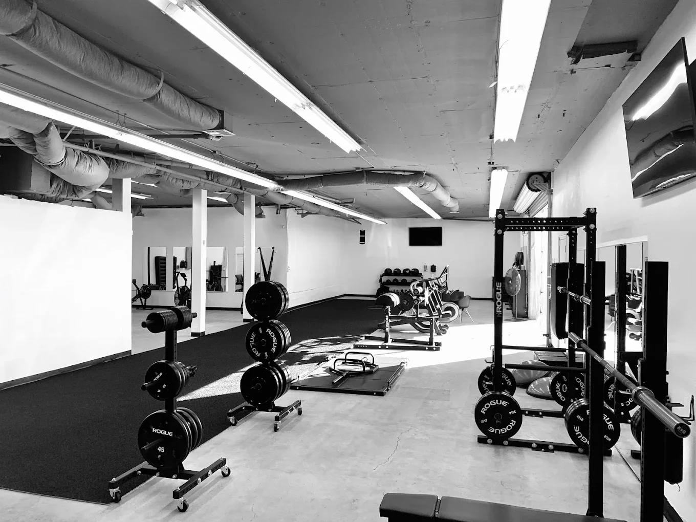Spacious, private and never over crowded space where OmniFit Training welcomes and trains clients.