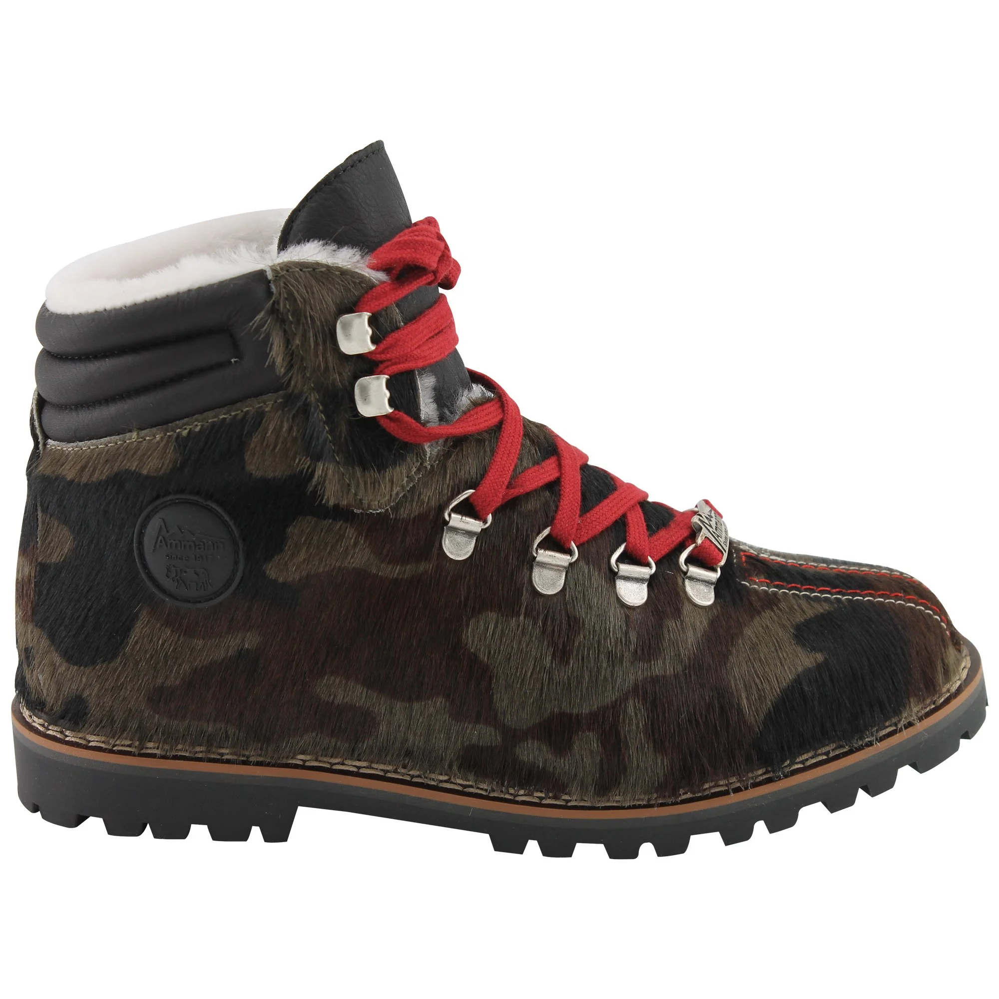 TOWN 3 - Camo Cowhide-Lambsfur Lining — BESSO IMPORTS