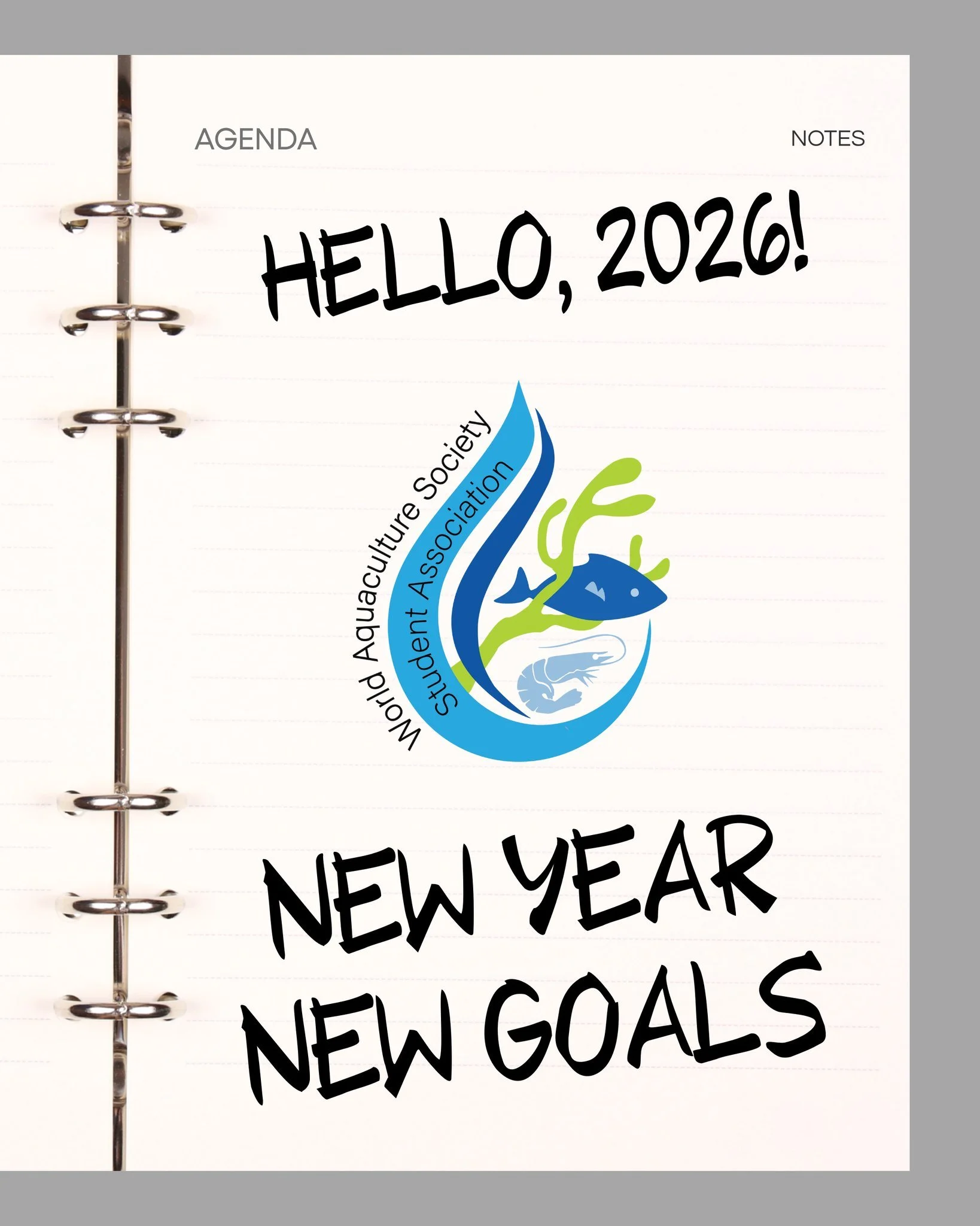 Happy New Year! We know that with a new year, comes new goals. If you are thinking about joining WAS as a student, we can help! Here&rsquo;s why thousands already have: 

🌍 Connect with aquaculture students from around the world
🎤 Present research 