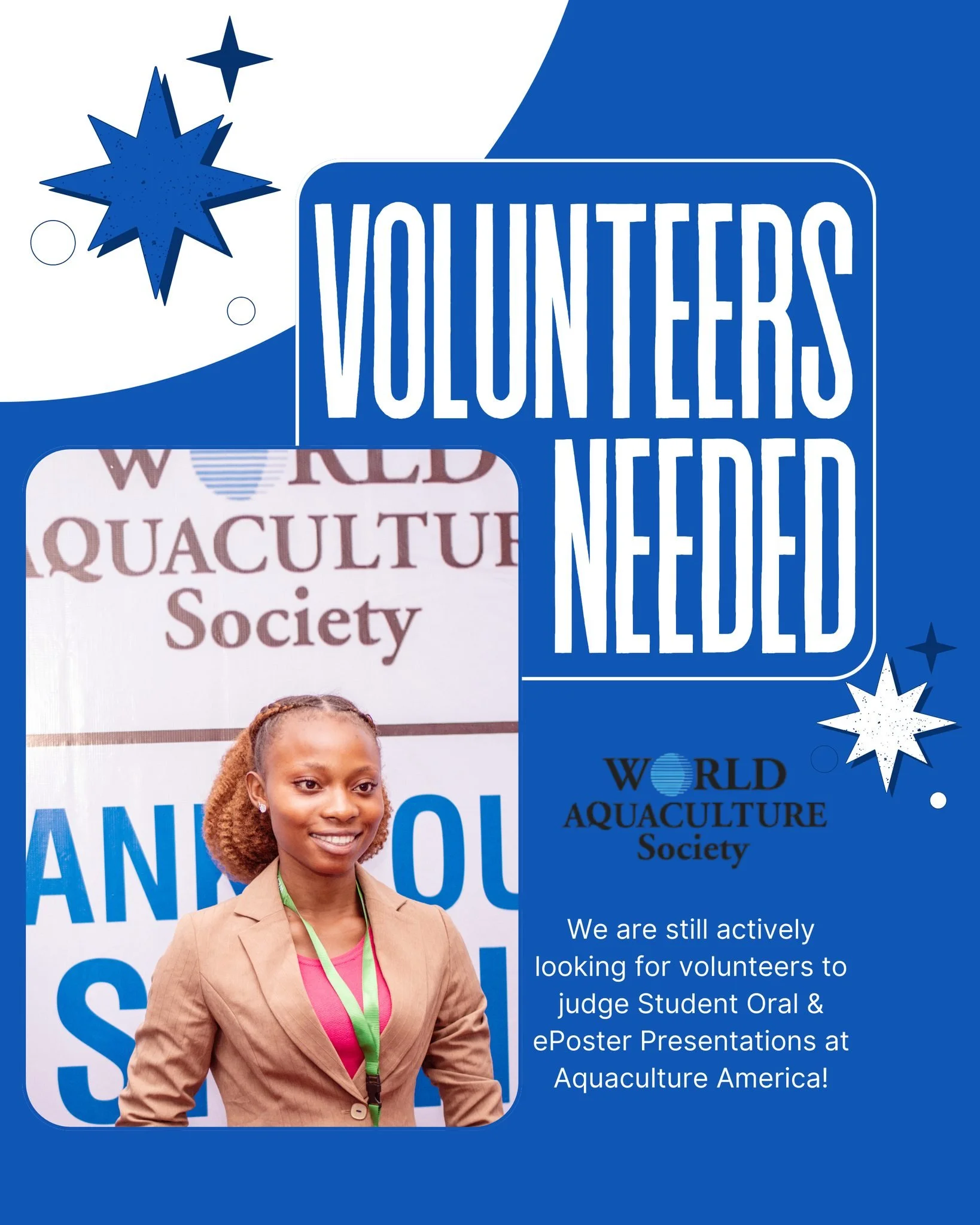 Aquaculture America 2026 is quickly approaching, and we are seeking volunteer judges to support the student oral and ePoster presentation competitions. 

Student presentations are a cornerstone of Aquaculture America, and the time and expertise contr
