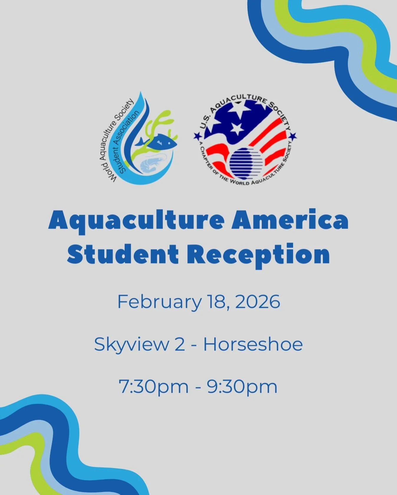 🚨STUDENTS🚨

Attention all students, if you&rsquo;re attending AA26 don&rsquo;t forget to join us tonight for the student reception! 

When: Feb 18 @ 7:30pm
Where: Skyview 2